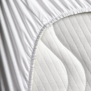 Drap Housse + Alèse Imperméable Fabuleuse 160x200 "Blanc" Kadolis