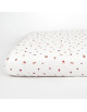 Drap housse 70x140 en coton bio "Gourmandises"
