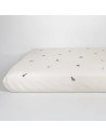 Drap housse 70x140 en coton bio "Petites Plumes"