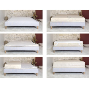 Matelas 180x200 cm Modulable CHANVREVARIO