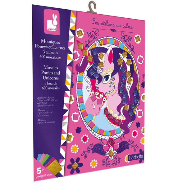 Kit Créatif "Mosaïques Poneys et Licornes" (5-10 ans)