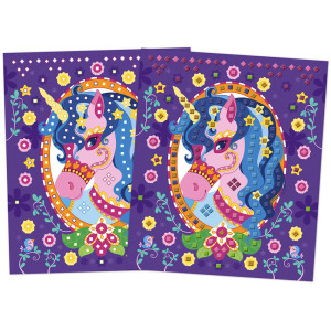 Coffret Créatif Mosaïques Poneys et Licornes (5-10 ans) 