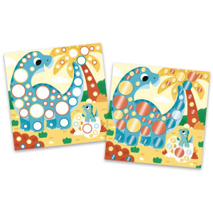 Pochette de Gommettes rondes "Metal" (3-5 ans) Janod