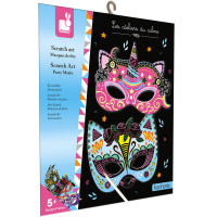 Kit Créatif "Scratch Art Masques de fête" (5-10 ans)