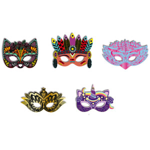 Kit Créatif "Scratch Art Masques de fête" (5-10 ans)