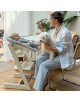 Chaise Haute Tripp Trapp "Blanc Vanille" en bois de hêtre