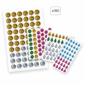 Coffret Créatif "Gros Strass 4 tableaux" (3-5 ans) Janod