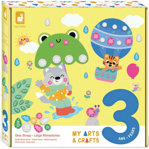 Coffret Créatif "Gros Strass 4 tableaux" (3-5 ans) Janod
