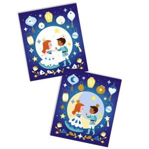 Coffret Créatif "Sables phosphorescents et pailettes Nuit Féérique" (5-10 ans)