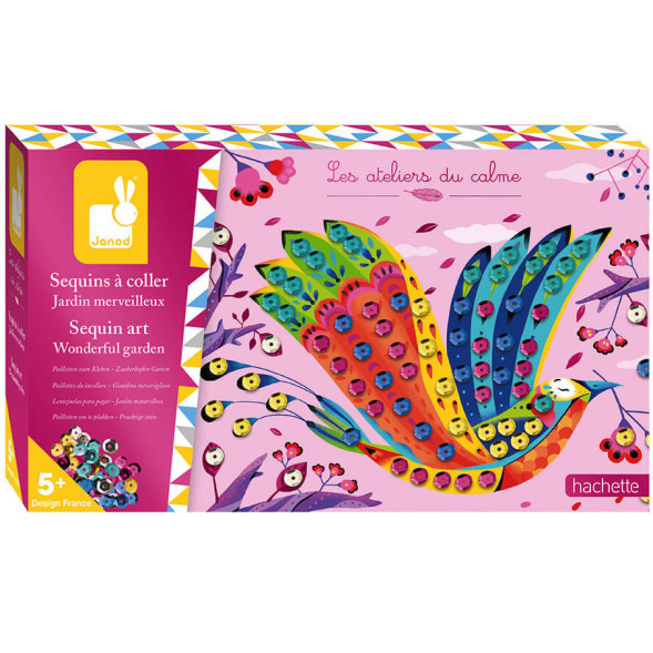 Kit Créatif "Sequins à coller - jardin Merveilleux" (5-10 ans)
