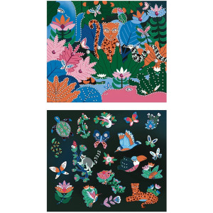 Kit Créatif "Strass la jungle La Nuit" (6-10 ans) Janod