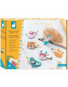 Kit Créatif "6 barrettes animaux pailletés à créer"