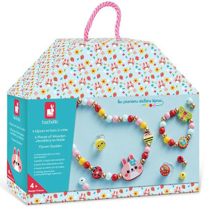 Kit Créatif "4 bijoux en bois - Flower Garden" (4-8 ans) Janod