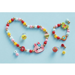 Kit Créatif "4 bijoux en bois - Flower Garden" (4-8 ans) Janod