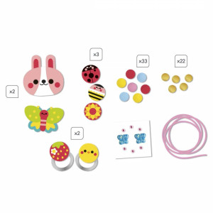 Kit Créatif "4 bijoux en bois - Flower Garden" (4-8 ans) Janod