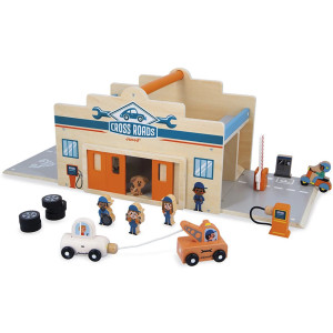 Garage en bois "Ville - Cross Roads" (2-5 ans)