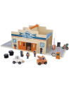 Garage en bois "Ville - Cross Roads" (2-5 ans)