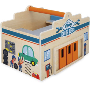 Garage en bois "Ville - Cross Roads" (2-5 ans)