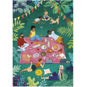 Puzzle 1000 pièces "Pique-nique entre amis" (8 ans et +) Janod