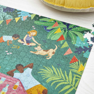 Puzzle 1000 pièces "Pique-nique entre amis" (8 ans et +) Janod