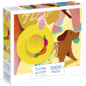 Puzzle 1000 pièces "Sortie à la Plage" (8 ans et +) Janod