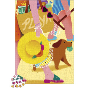 Puzzle 1000 pièces "Sortie à la Plage" (8 ans et +) Janod