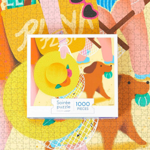 Puzzle 1000 pièces "Sortie à la Plage" (8 ans et +) Janod