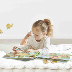 Livre d'activités "Busy-book Ferme" (Français/Anglais) (3,6 ans) Janod