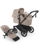  Poussette Bugaboo Donkey 6 Mono "Desert Taupe Melange" (2026)