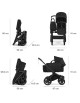  Poussette Bugaboo Donkey 6 Mono "Heritage Black" (2026)