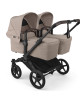  Poussette Bugaboo Donkey 6 Twin "Desert Taupe Melange" (2026)