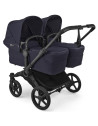  Poussette Bugaboo Donkey 6 Twin "Deep Indigo" (2026)