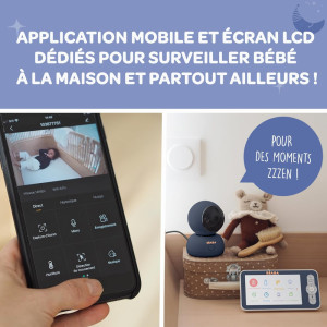 Ecoute-bébé Vidéo Zen Premium 2 "Terre d'argile"