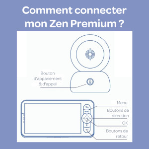 Ecoute-bébé Vidéo Zen Premium 2 "Terre d'argile"
