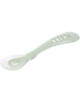 Cuillère bébé en silicone 2e âge "Vert de Gris" (8 mois et +)