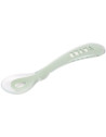 Cuillère bébé en silicone 2e âge "Vert de Gris" (8 mois et +)
