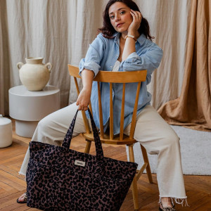 Sac à langer Madrid XXL "Leopard"