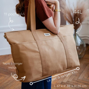 Sac à langer Madrid XXL "Ocre" Beaba