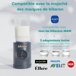 Chauffe Bibebons Milk Nomad "Night Blue" (+ 3 adaptateurs)