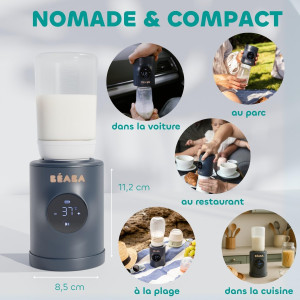 Chauffe Bibebons Milk Nomad "Night Blue" (+ 3 adaptateurs)