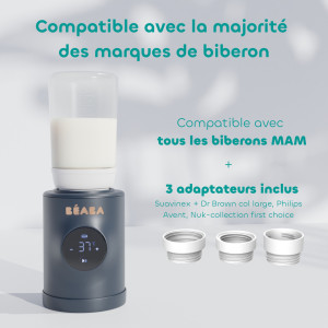 Chauffe Bibebons Milk Nomad "Night Blue" (+ 3 adaptateurs)