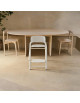 Chaise haute évolutive en bois Bugaboo Giraffe "Blanc"