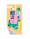 Serviette de plage en microfibre (140 x 70 cm) "Maison de Poupée" Quut