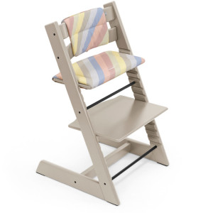 Chaise Haute évolutive en bois de hêtre Tripp Trapp "Gris Cashmere"