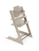 Chaise Haute Tripp Trapp "Gris Cashmere" en bois de hêtre + Baby Set