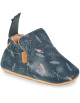 Chaussons bébé en cuir My Blublu "Marine Surf"