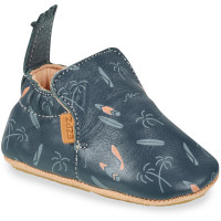 Chaussons bébé en cuir My Blublu "Marine Surf"