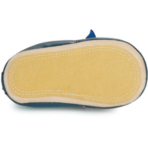 Chaussons bébé en cuir My Blublu "Meduse Denim" Easy Peasy