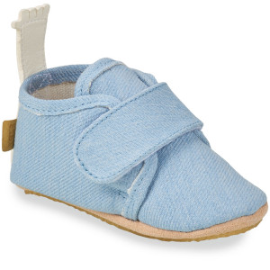 Chaussons bébé en denim My Chaussblu Velcro "Ciel" Easy Peasy