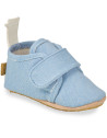 Chaussons bébé en denim My Chaussblu Velcro "Ciel"